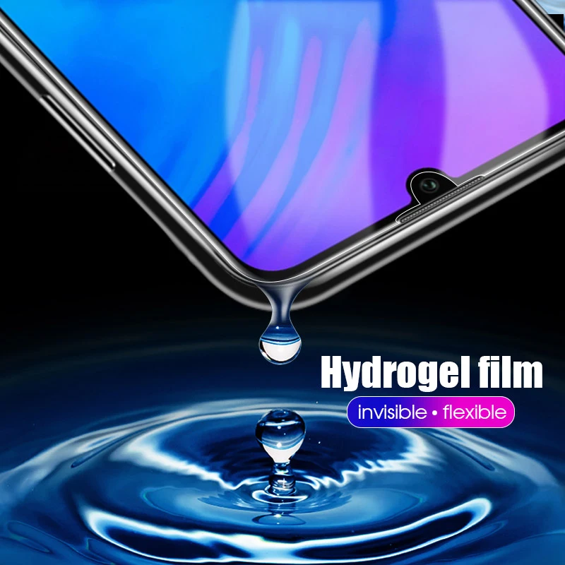 Полностью покрывающая Гидрогелевая пленка для huawei Y6 Prime 2018 Y7 Y9 Pro 2019 ультратонкая