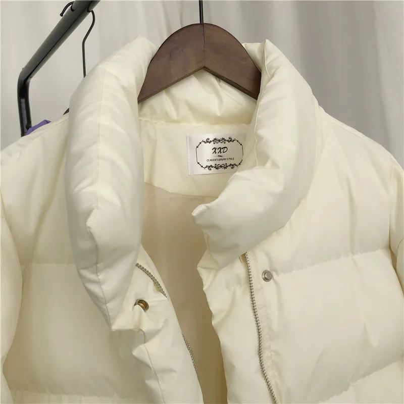 

Luzuzi Women Winter Coat Long Sleeve Stand Collar Parkas 2020 Women Short Thick Winter Warm Jacket Coat Female Loose Cotton Coat