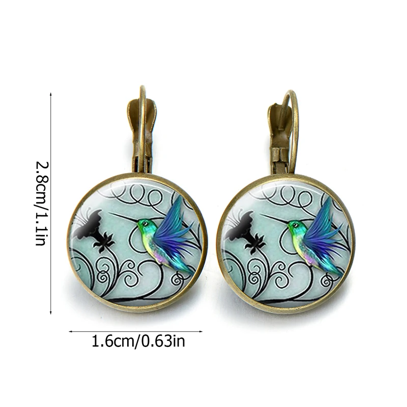 

Boho Flower Drop Earrings For Women Vintage Jewelry Geometric Pattern Round Earrings Bijoux boucles d'oreilles bohemia