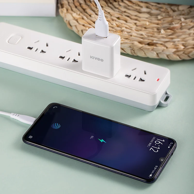 KIVEE USB Type C быстрое зарядное устройство адаптер для iPhone 11 PD Mirco US PlugAdapter настенное