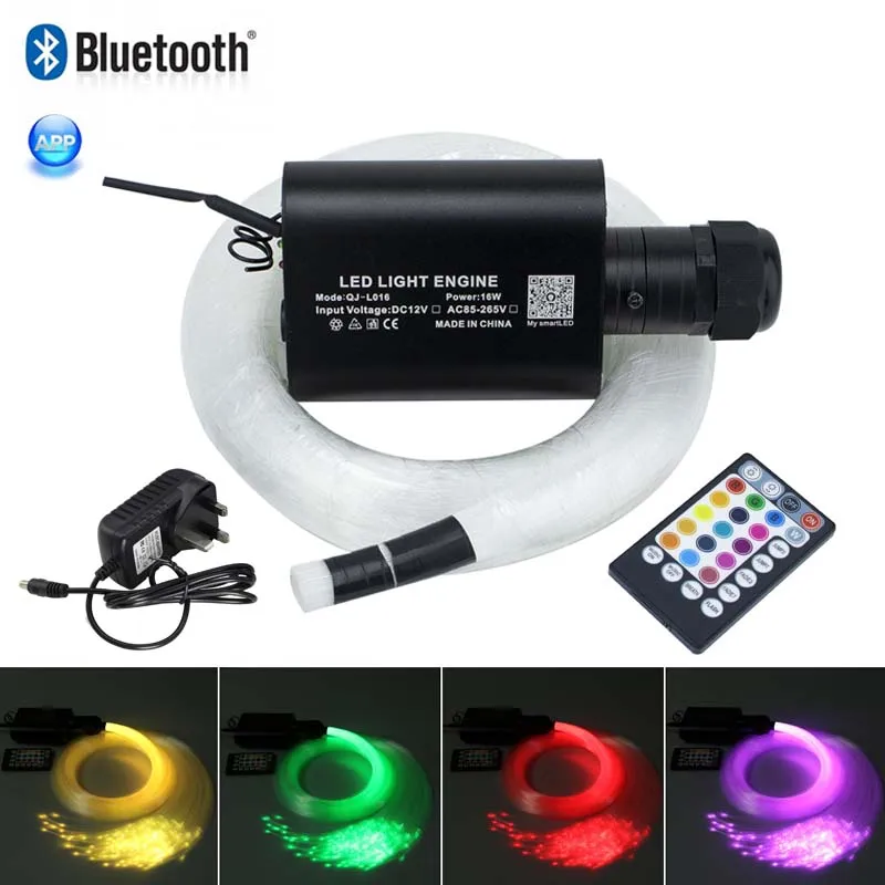 Музыка Active16W RGBW волоконно оптической звезды потолочный светильник комплект 0 75 мм