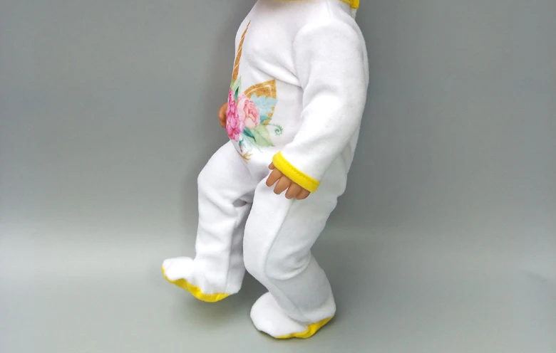 Кукла одежда штаны Розовый Единорог комбинезон одежда для 40 см 43 см reborn baby Doll Одежда наборы для 1" Кукла аксессуары игрушки одежда