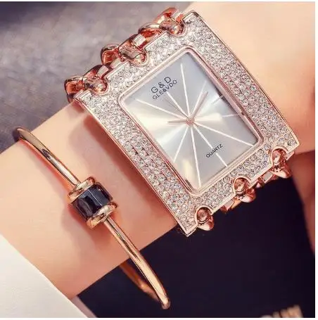 Часы для 2019 Элитный бренд Нержавеющая сталь ремешок аналоговые женские