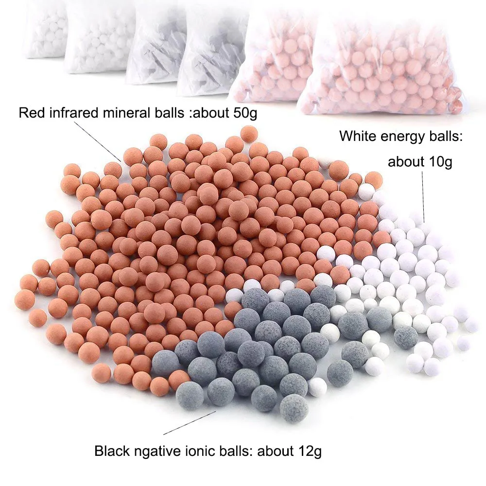 Negative Ion balls Zloog ванная комната 3 Функции Регулируемая струйная душевая головка с функцией экономии воды под высоким давлением Анионный камень фильтр спа душевая головка s - Цвет: Negative Ion balls