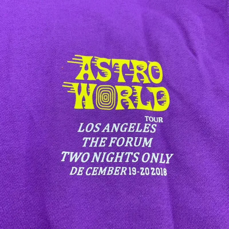 Эксклюзивная толстовка с капюшоном тревисом Скоттом LA Astroworld для мужчин и женщин