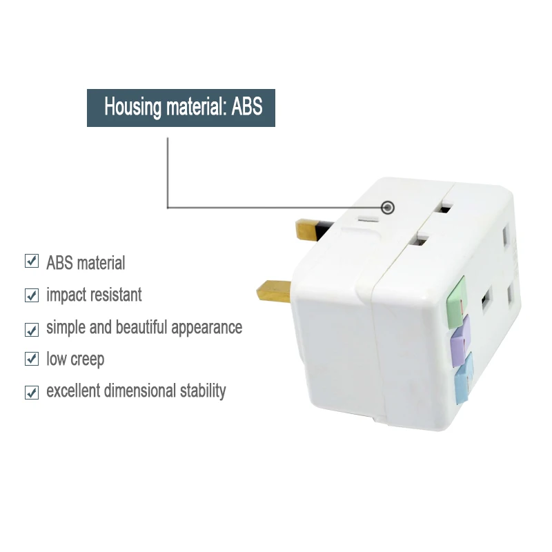 Розетка переходник 13 а 250 В стандарта Великобритании| |