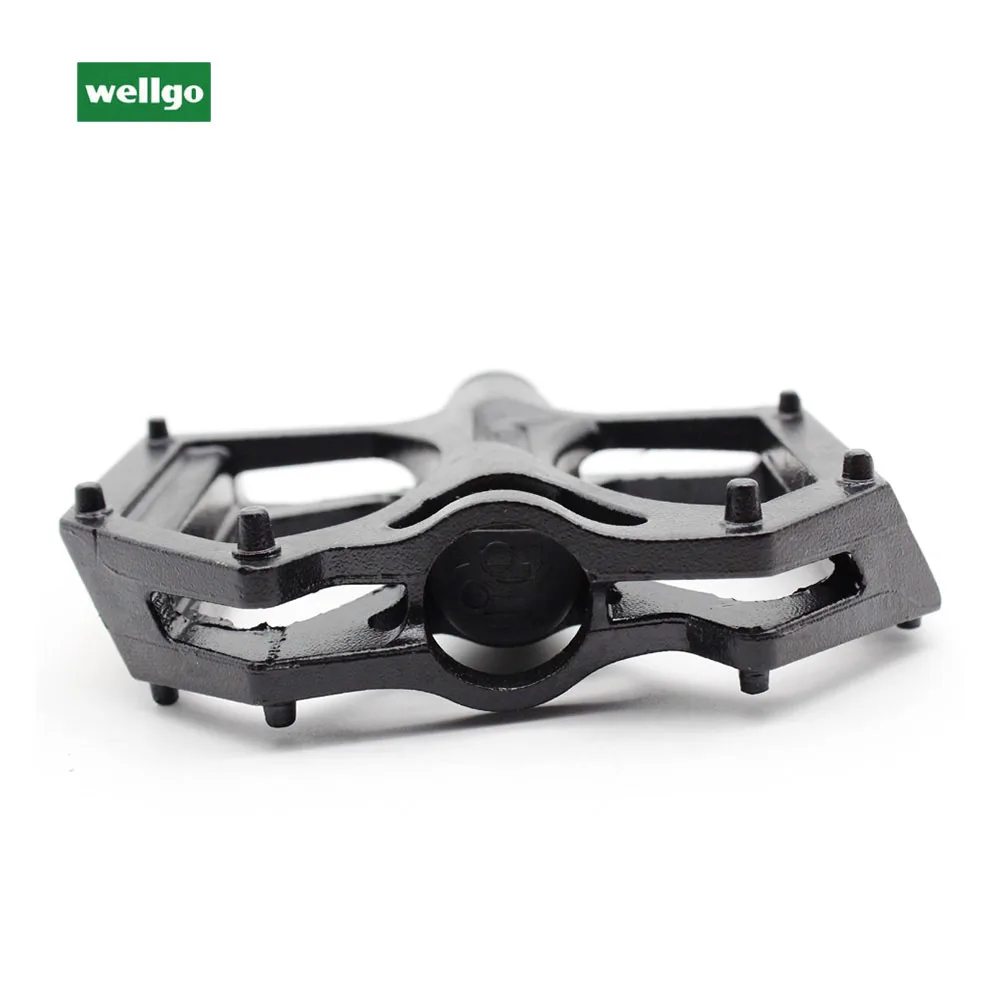 

WELLGO Pedal M195 Aluminum Alloy MTB Bike Pedals 2DU Bearing Ultralight Pedal Mountain Bicycle Parts With Reflector