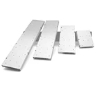 Светодиодный радиатор из алюминия 44x10x2 см, светодиодный радиатор для полного спектра DIY, садовый светильник светодиодный, аквариумный светильник