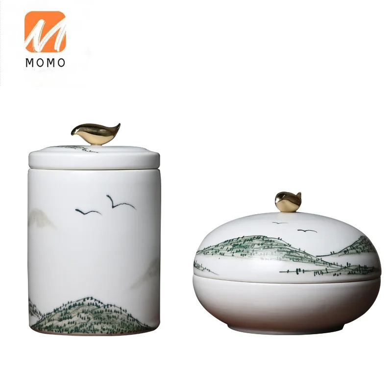 

Ceramic Storage Jar Decoration Model House Sales Office Entrance Display Rack Wall Hotel Soft Outfit Decorations