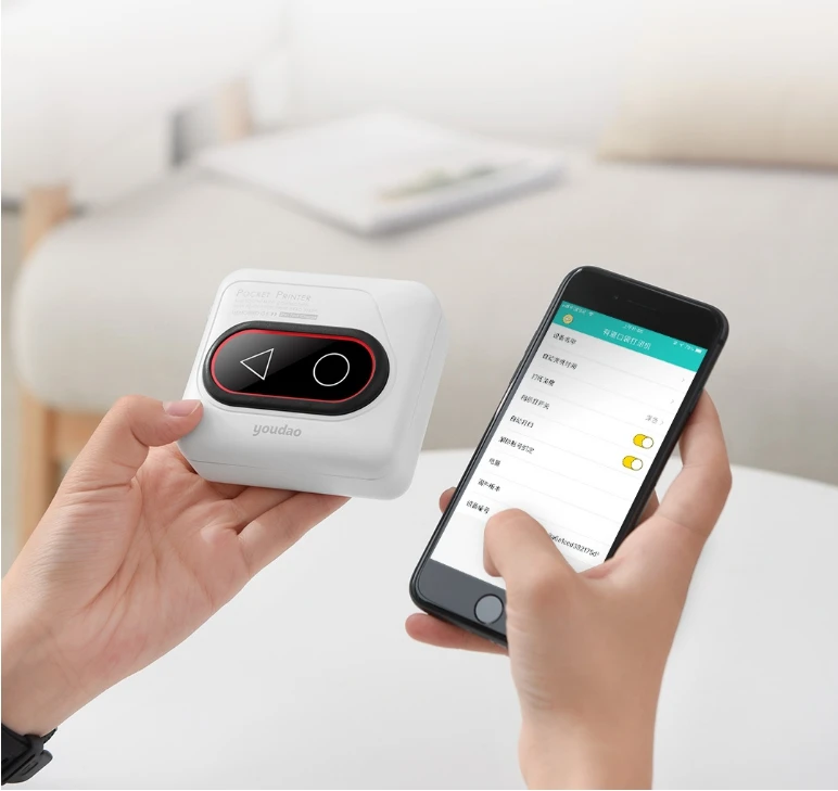 Новый Xiaomi Youdao Мини карманный принтер портативный фото термальный Bluetooth Hd 306