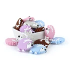 Бусины силиконовые для прорезывания зубов, 10 шт.