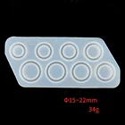 Форма из плоского силикона для изготовления колец сделай сам, форма квадратная для самостоятельного изготовления колец, ювелирных изделий, форма с кристаллами для кольцо из эпоксидной смолы