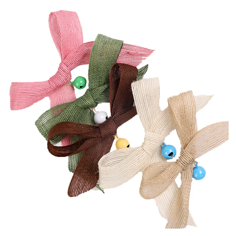 Natural Flowers Bow Burlap Hessian Jute Twine Cord Hemp Rope String Gift Packing Strings Christmas Event &amp Party Supplies | Дом и сад