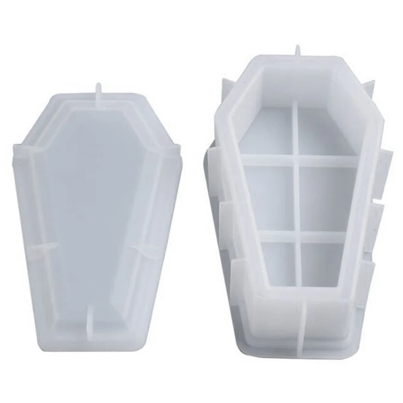 DIY Crystal Coffin Silicone Mold Containing Box Jewelry Storage Silicone Molds