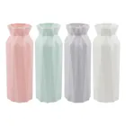 Круглая ваза в скандинавском стиле, пластиковая, простая, для домашнего декора, Современная ваза, идеальное украшение для дома, легко моется