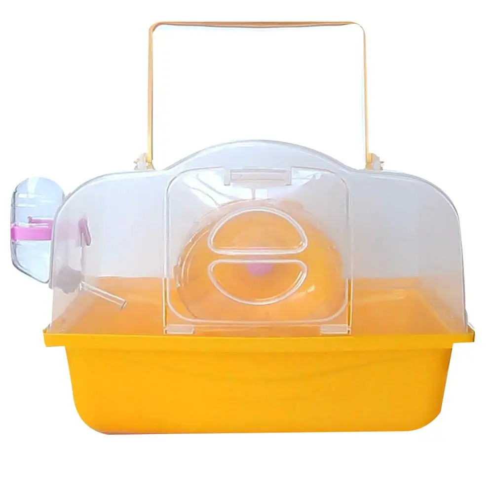 Пасторальный Стиль Портативный Однослойная прозрачная клетка для виллы с ручкой