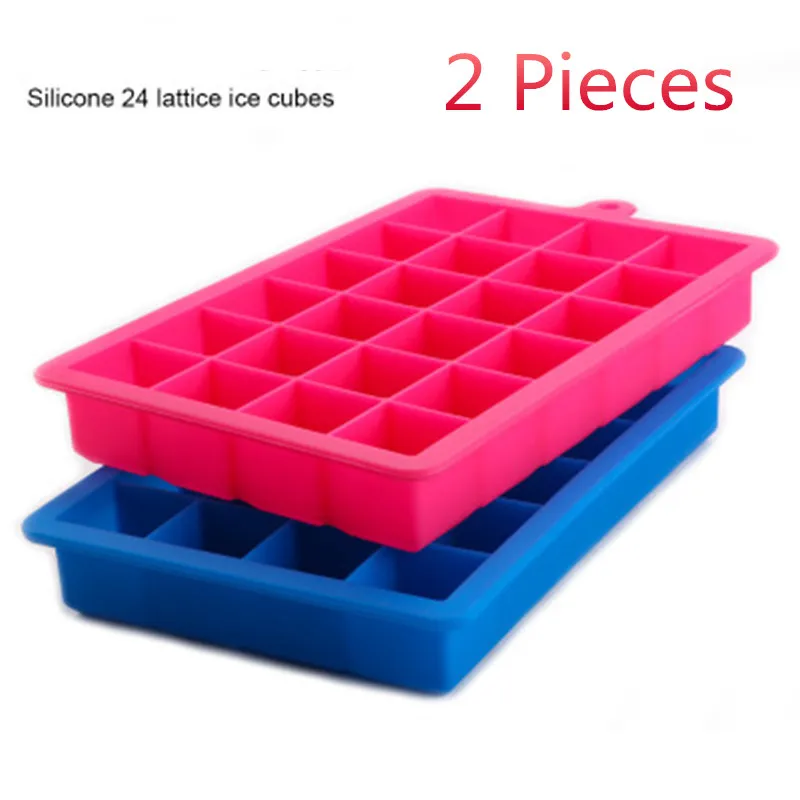 2 шт. 24 Сетки силиконовые лотки с формами для кубиков льда DIY пустынный