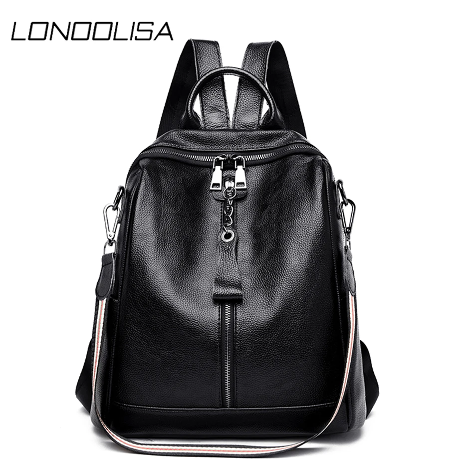 Женские дизайнерские рюкзаки из высококачественной кожи винтажные школьные