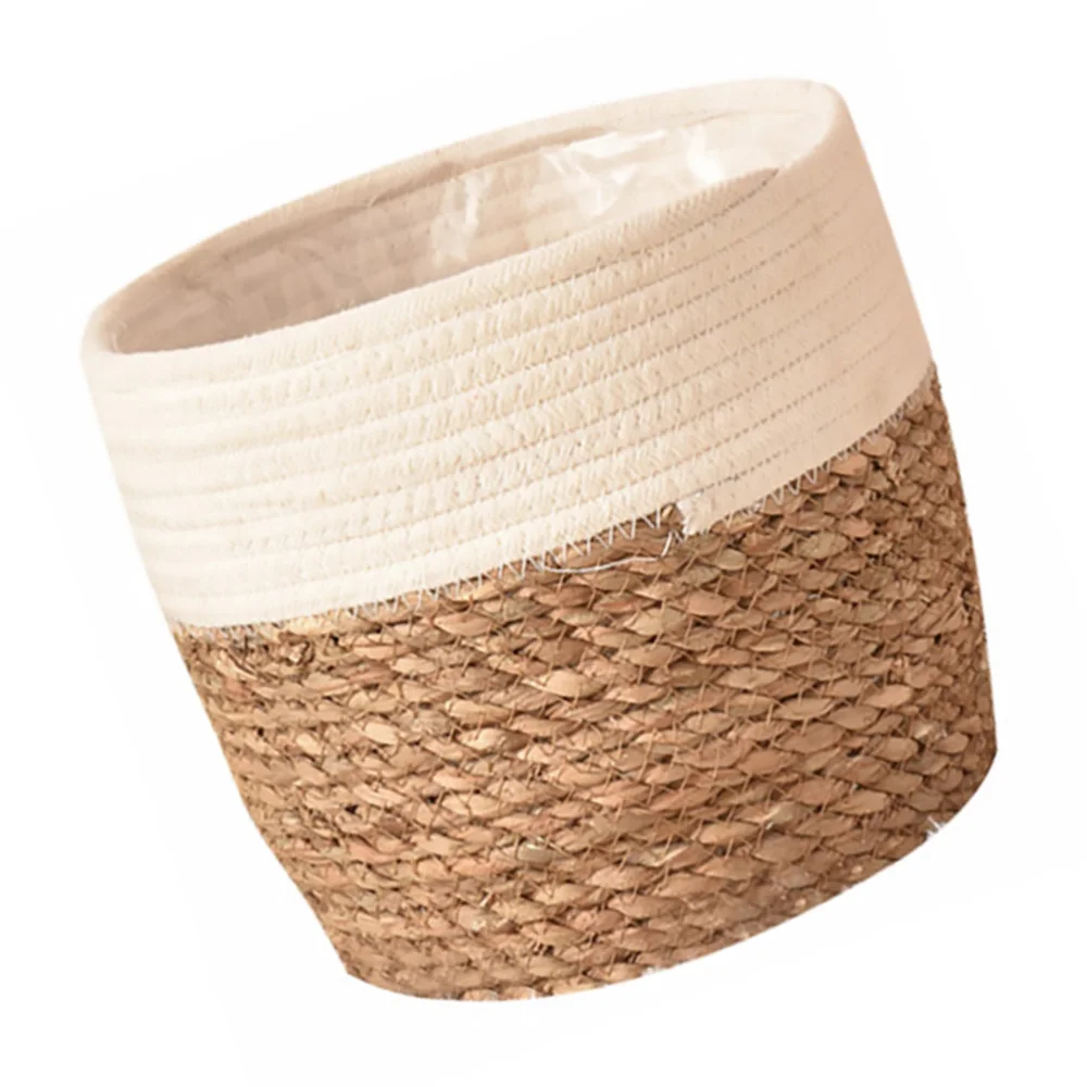 

1pc Round Storage Basket Sundries Storage Basket Household Basket for Home