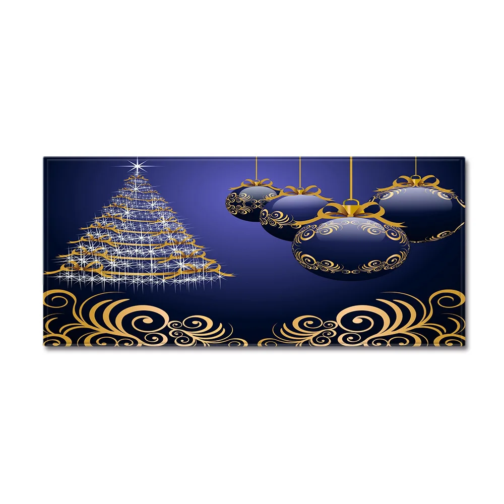 Новогодний ковер Zeegle Рождественский прямоугольный кухонный декоративный коврик