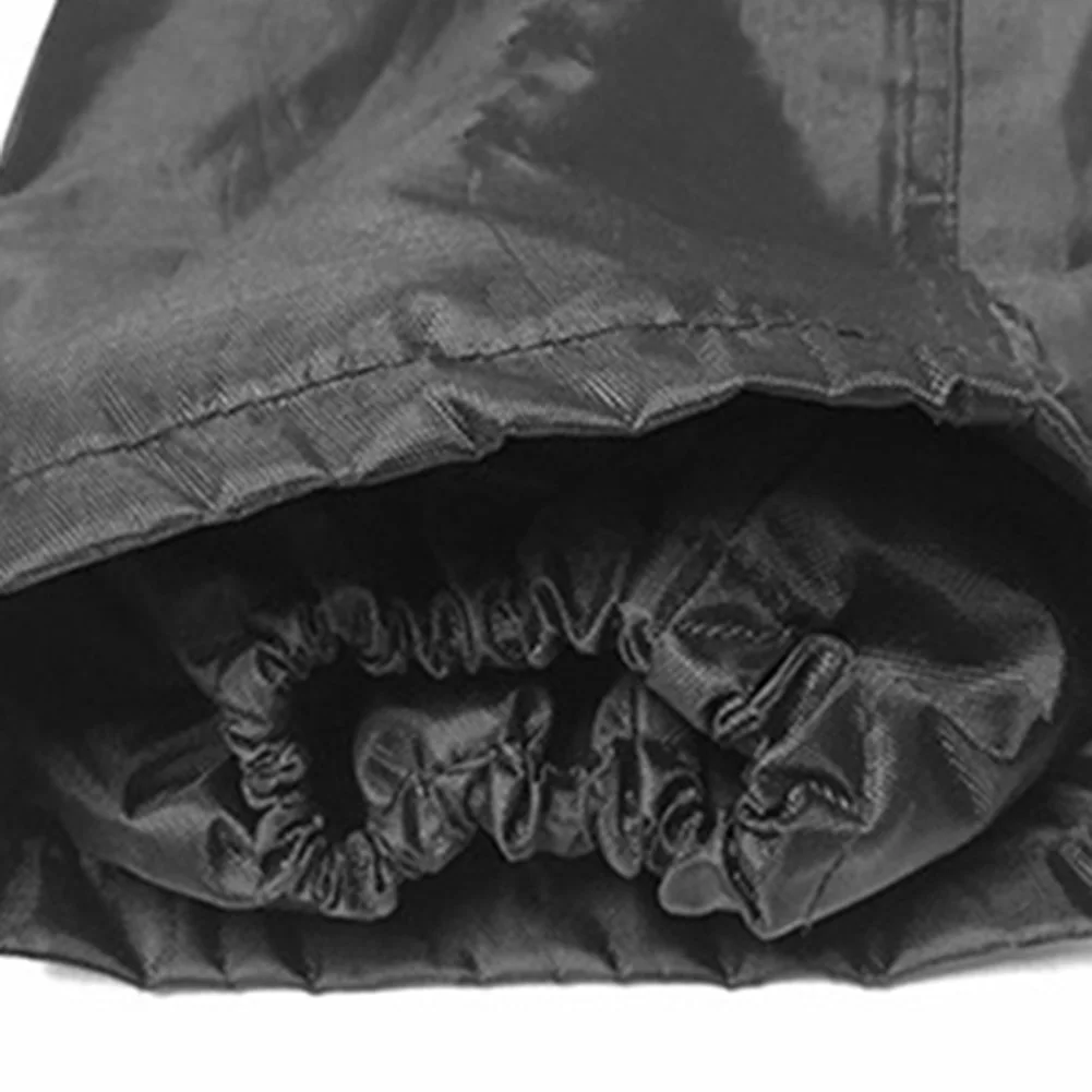 Ткань Оксфорд черный ветрозащитный светоотражающий плащ с капюшоном костюм