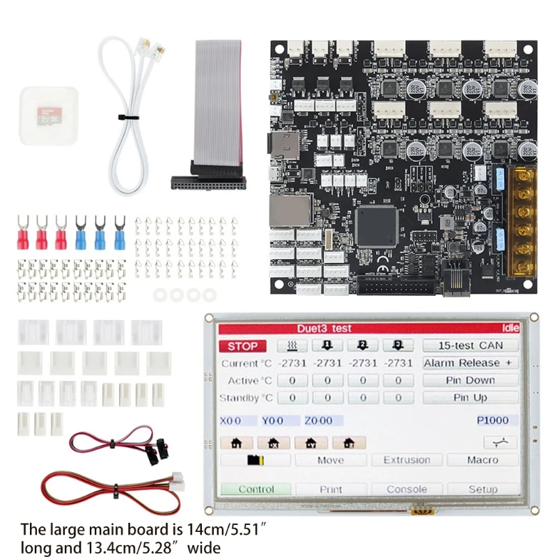 

C5AB Cloned Duet 3 6HC and 7i Colour Touch Screen Upgrades Controller Board Advanced 32bit for 3D For BLV MGN Cube