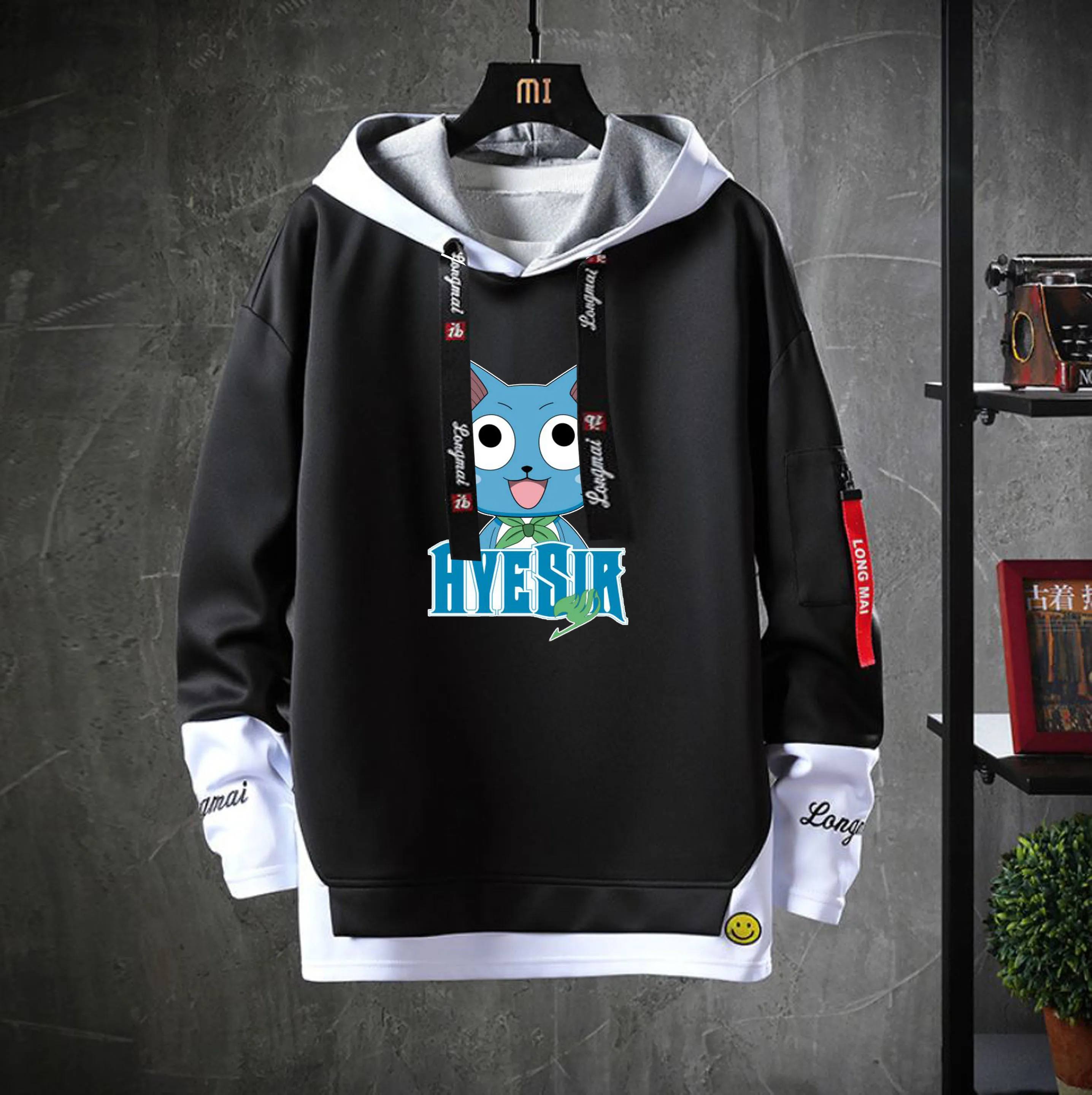 

Костюм для подростков с капюшоном animeFairy Tail Natsu, унисекс, худи из двух частей, свитшот, повседневная куртка