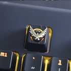 Механическая клавиатура Keycap Keystone, 1 шт., тема Tom Clancy Division, Цинковый алюминиевый сплав, металл, R4 высота, MX ось, пользовательская игра сделай сам