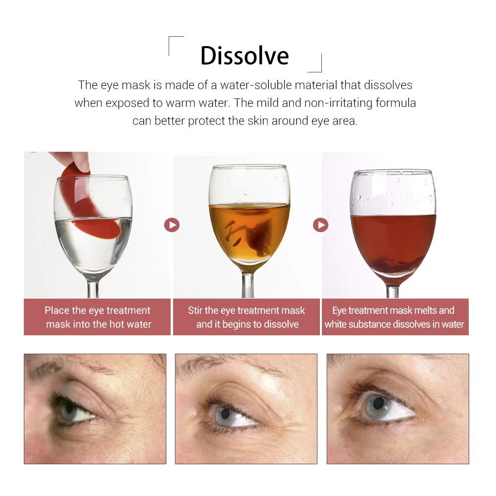 10 пар в комплекте 24K золота коллагеновая маска для глаз удаление морщин! Убирает