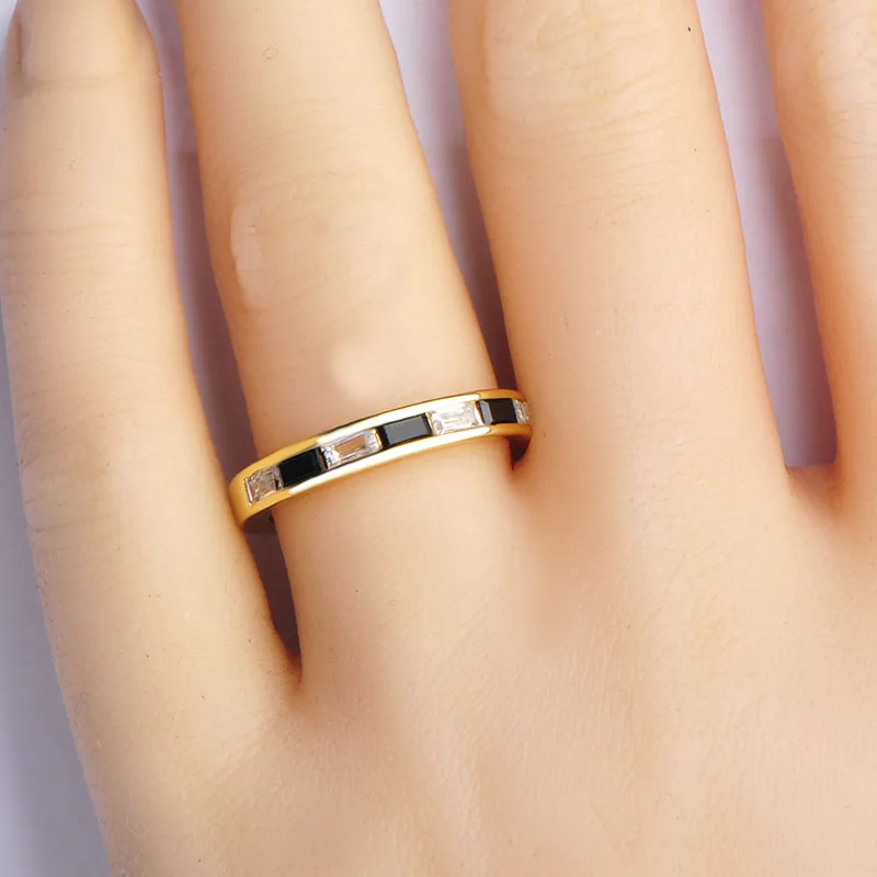 MECHOSEN Cubic Zirconia Rings For Women Men Gold Color Rhinestone Anel Aros Fine Stones Engagement Gothic Crown Jewelry | Украшения и