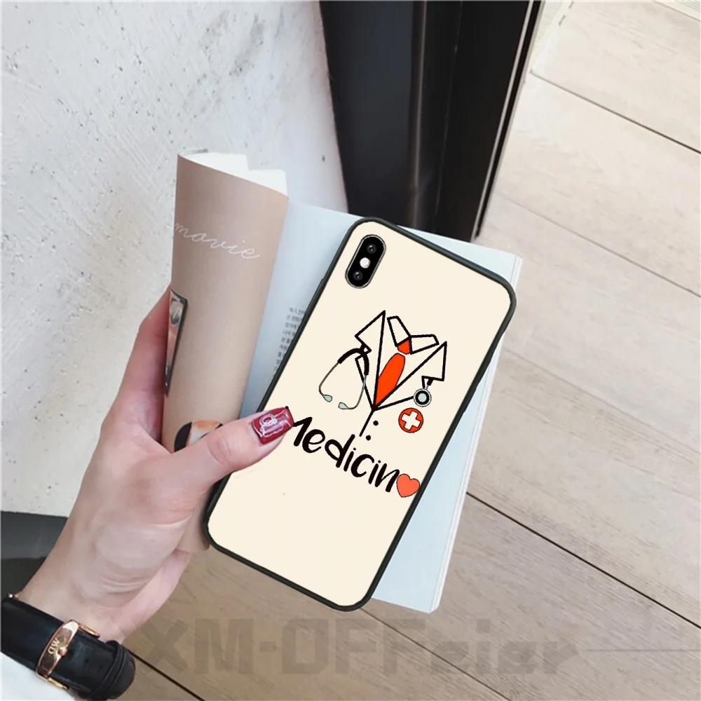 Reayou Медсестра Медицинский медицина здоровье чехол для телефона оболочки iPhone 11 pro