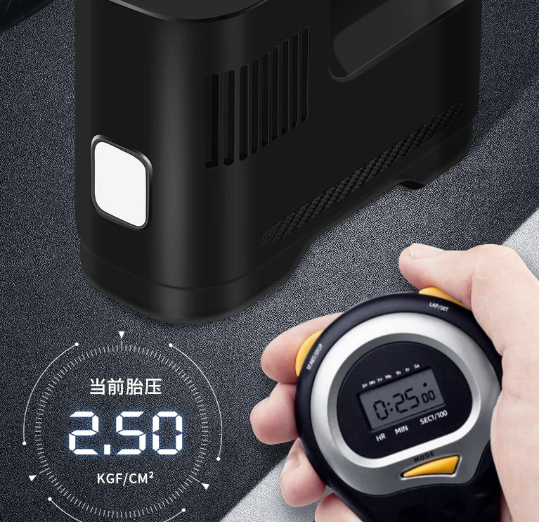 Comprare Gonfiatore Di Pneumatici Per Compressore D'aria DC 12V Multifunzione Portatile, Pompa Per Pneumatici Con Luce A LED, Pompa Ad Aria Digitale Per Pneumatici Per Auto, Bicicletta