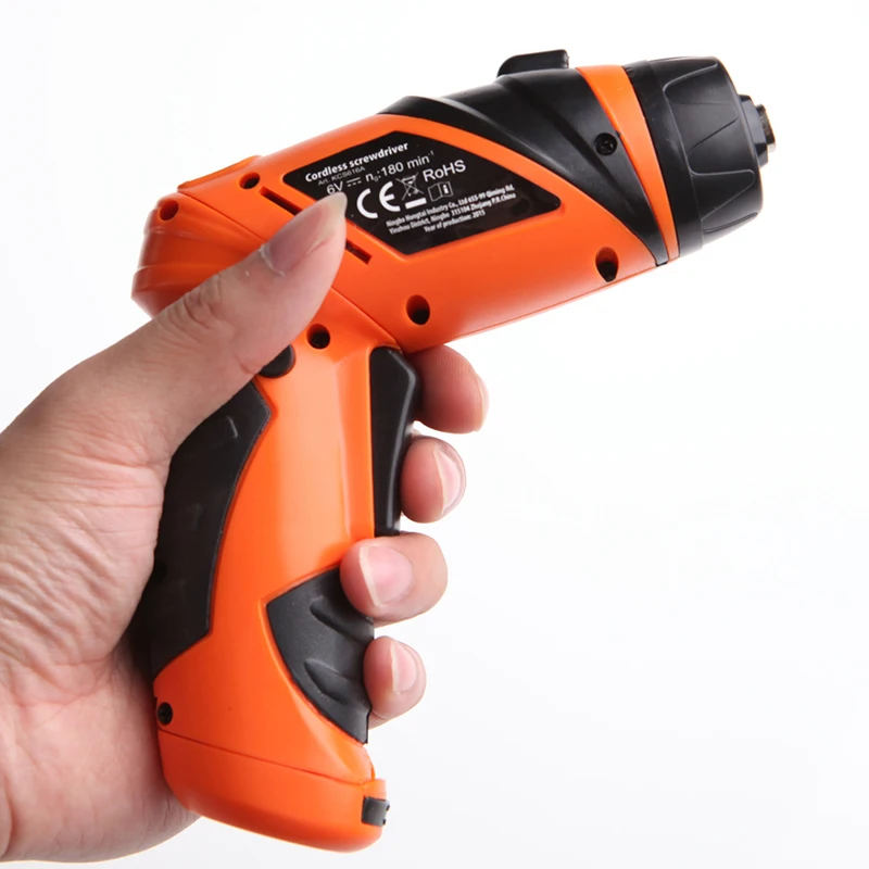 1 шт. Мини Портативный 6 в отвертка электрическая дрель батарея работает
