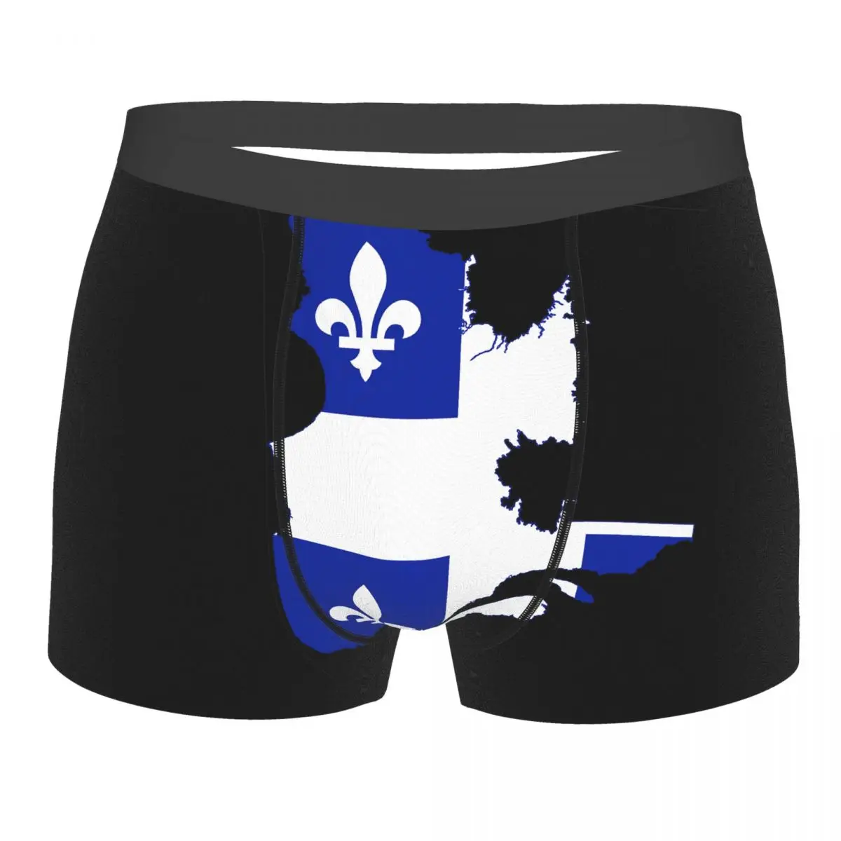 

Quebec Flag Men's Boxer Briefs R301 Humor Graphic Men's boxer leggings