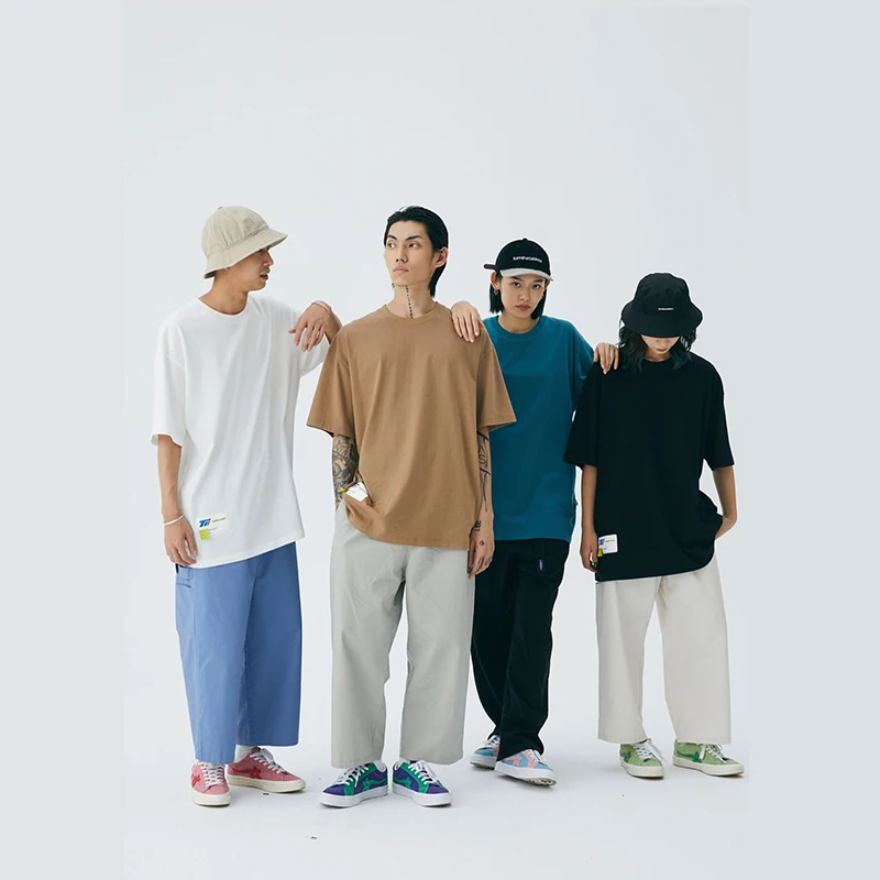 

RHYMONSTER x TURNTHETABLES Pure Color Short-Sleeved T-Shirt 7 Colors