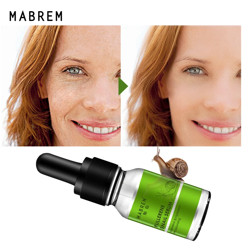 

Snail Anti-wrinkle Face Serum Hyaluronic Acid Moisturizing Shrink Pore Face Care Oil Control Repair Anti-Acne Skin Care Products