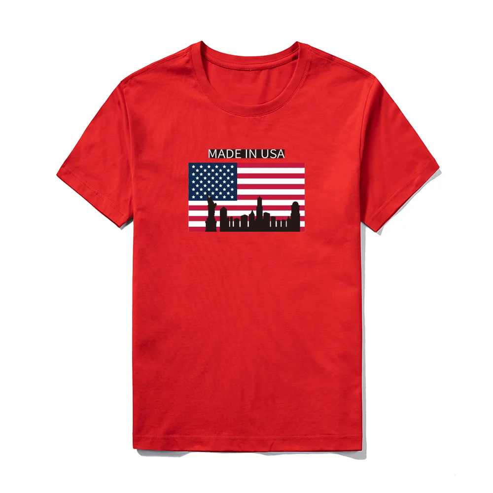 

Brand Men's T Shirt Men Cotton Short Sleeve T-Shirt Brands Clothing Jerseys Summer National flag Round Neck Mens Tee Tops Street