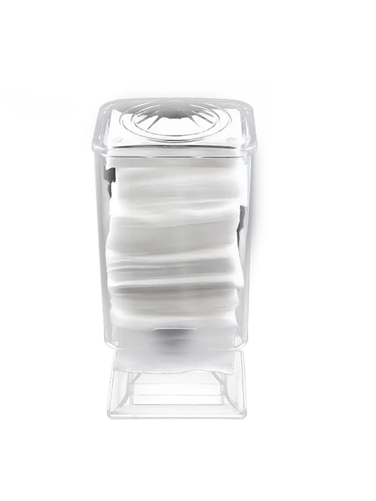 1 шт. пластиковая коробка для хранения полотенец ногтей ватные тампоны