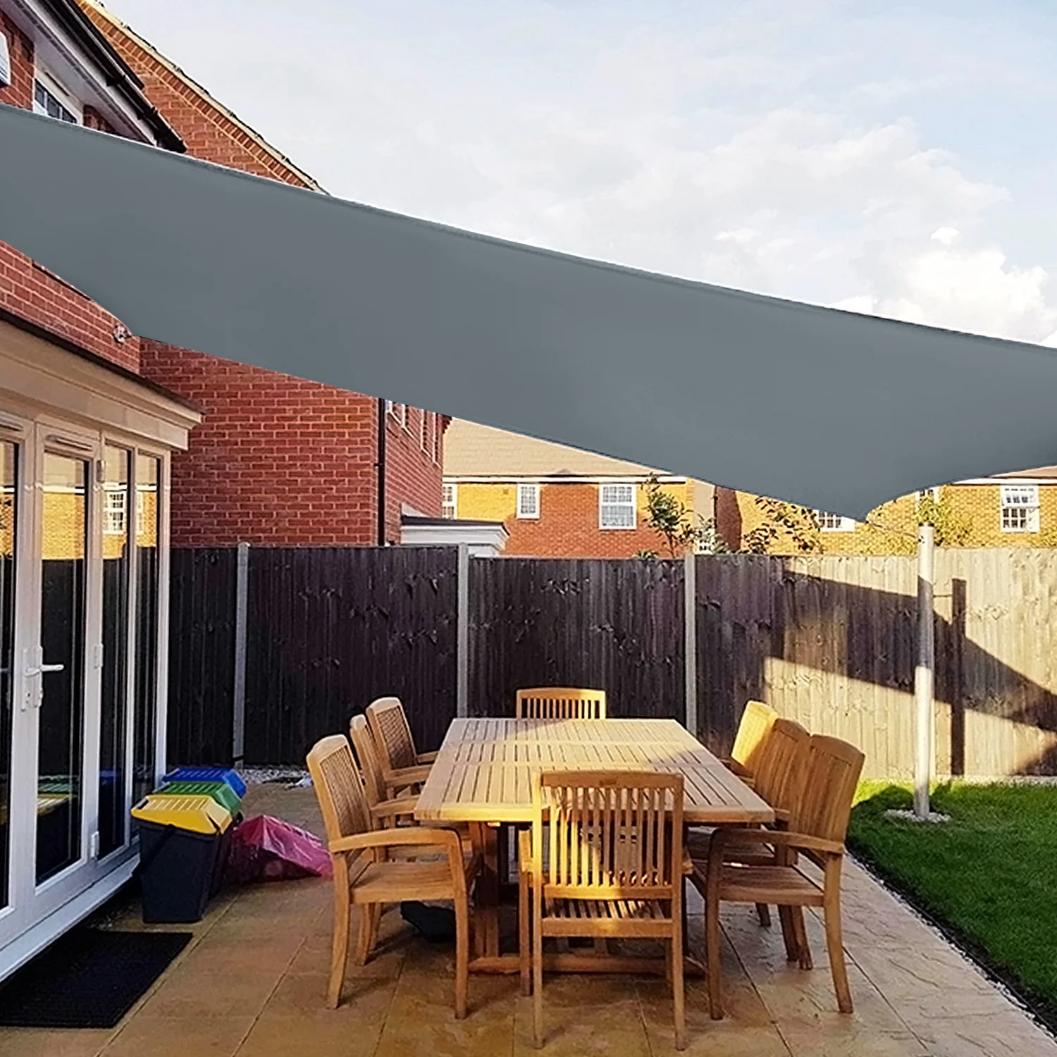 Солнцезащитное укрытие водонепроницаемый тент для внутреннего дворика сада