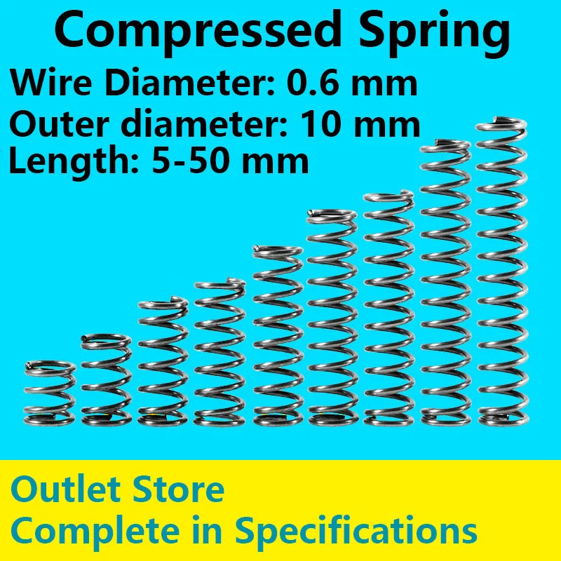 Большой и маленький пружинный клапан хранилище сжатых пружин линия диаметром 0 6