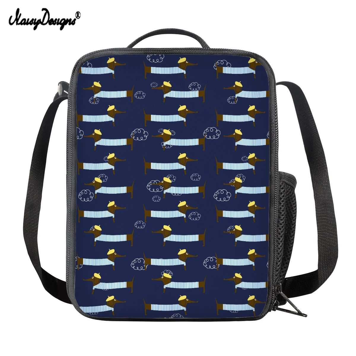 

NOISYDESIGNS Funny Dachshund Pattern Thermal Insulated Lunch Bag for Women Kids Lunch bags Cooler Insulation Lunch Box Food Bag