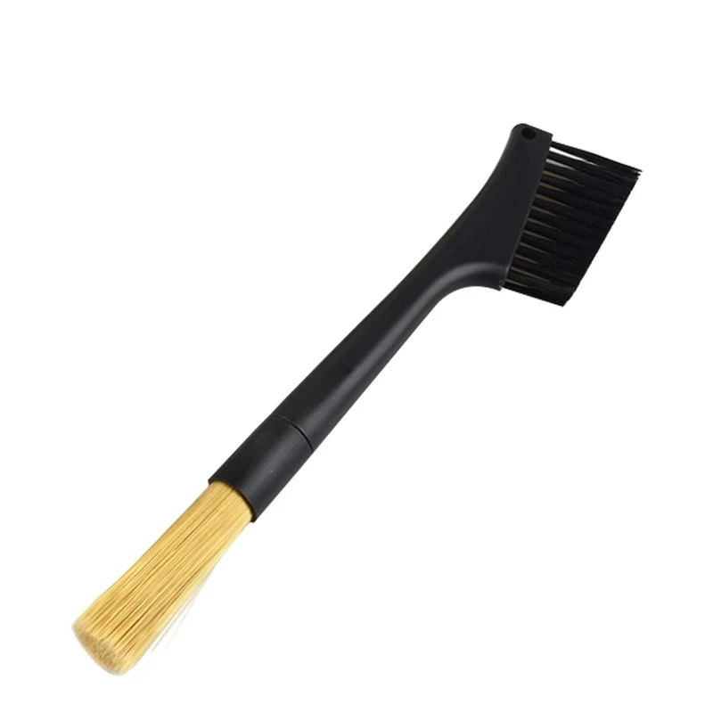 

Removable Double Coffee Brush Espresso Coffee Grinder Machine Cleaning Brush Matcha Dusting Tool Coffee Powder Brush