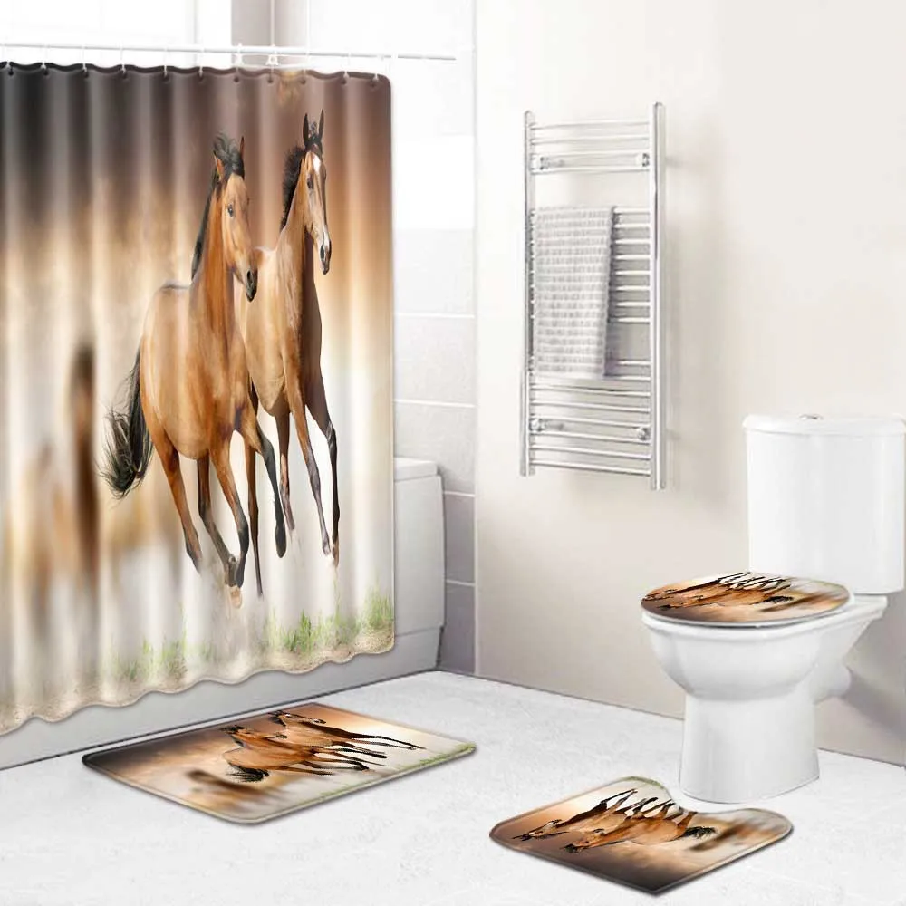 Ковбойские сапоги в стиле ретро West водонепроницаемая шторка для душа из