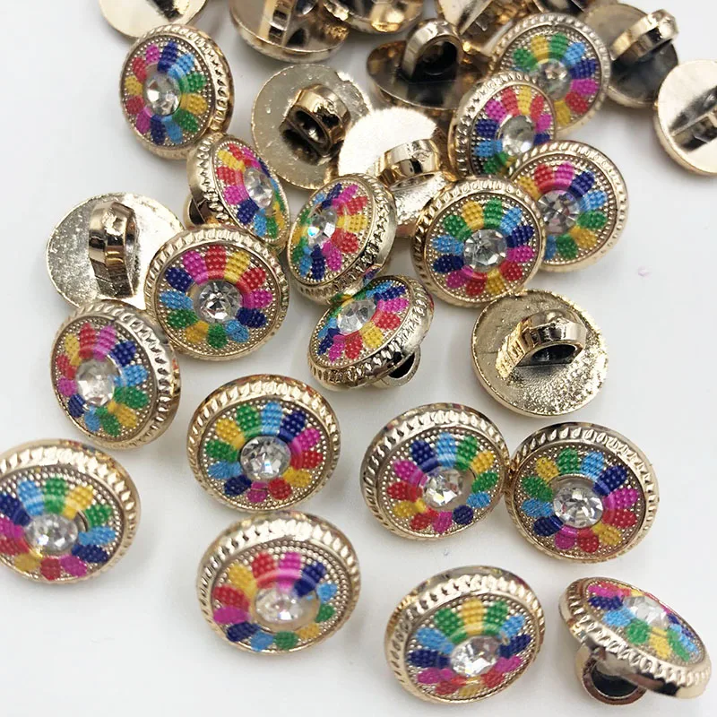 Рукоятка 60 шт./упак. 13 мм с камнем искусственный свитер одежда аксессуары для