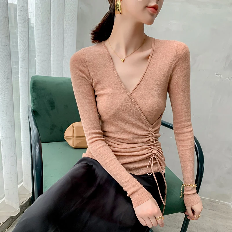 adohon 2020 woman winter 100% Cashmere sweaters and autumn knitted Pullovers High Quality Warm Female thickening Turtleneck