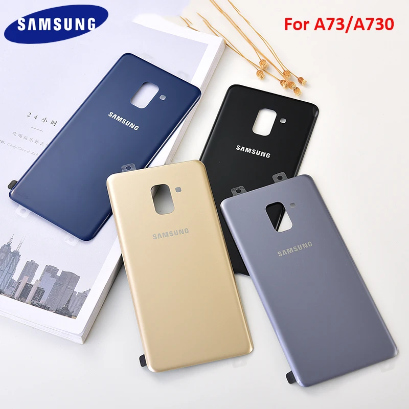 

Оригинальная задняя крышка аккумулятора Samsung A73, 3D стеклянная дверь, задний корпус, сменный чехол для Galaxy A73, A730, запасные части с логотипом