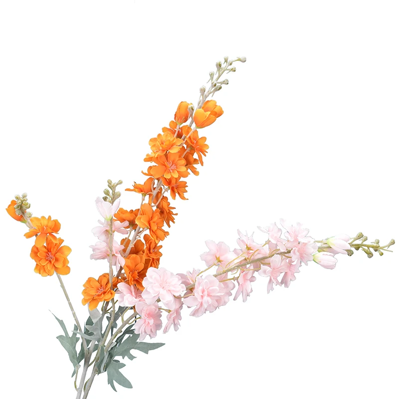

Artificial Delphinium Flower Branch Wedding Home Hotel Living Room Dining Room Garden Decoration Hyacinth Velvet Flower Cheap