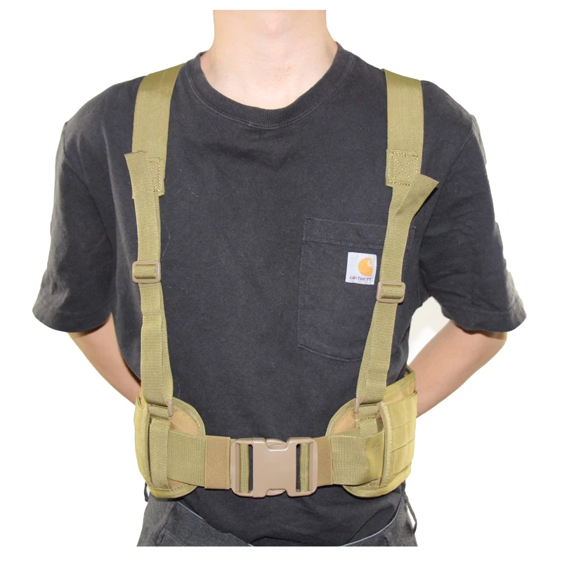 Открытый тактический пояс с подкладкой Multicam 1000D нейлон Molle страйкбол армейский