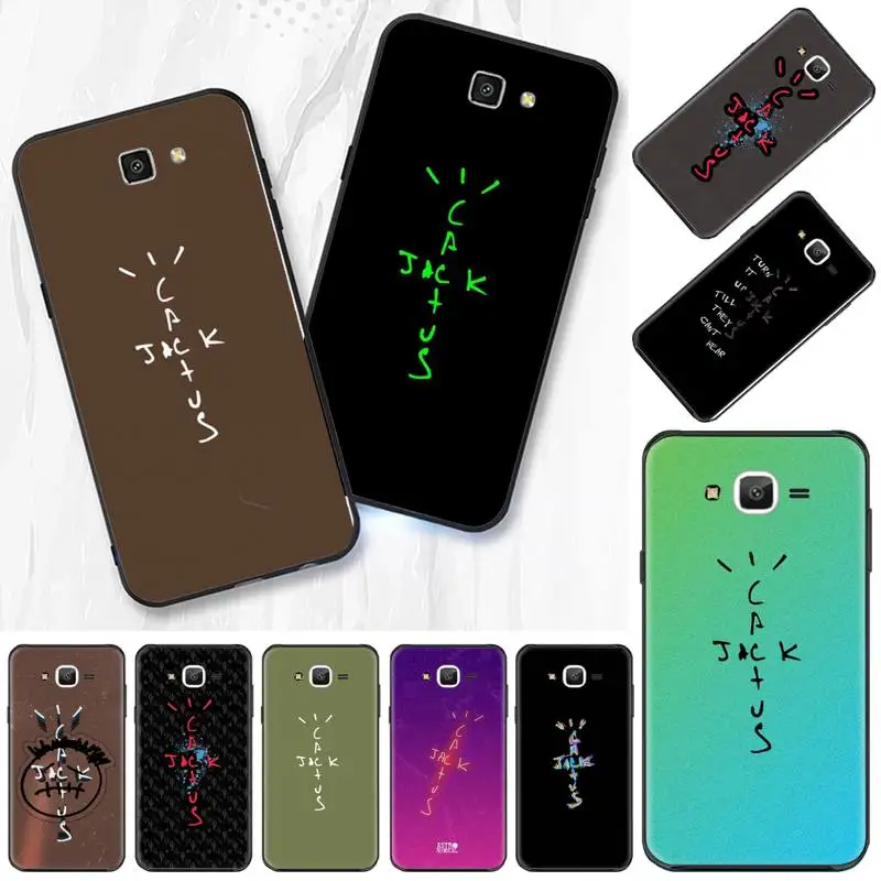 

cactus jack letter words Phone Case For Samsung Galaxy J2 J4 J5 J6 J7 J8 2016 2017 2018 Prime Pro plus Neo duo