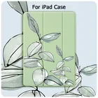 Мягкий магнитный откидной Чехол с листьями для iPad Pro 2020 7-го поколения Air 2 3 4, чехол для планшета, складной чехол для iPad Mini 5 4 3 2